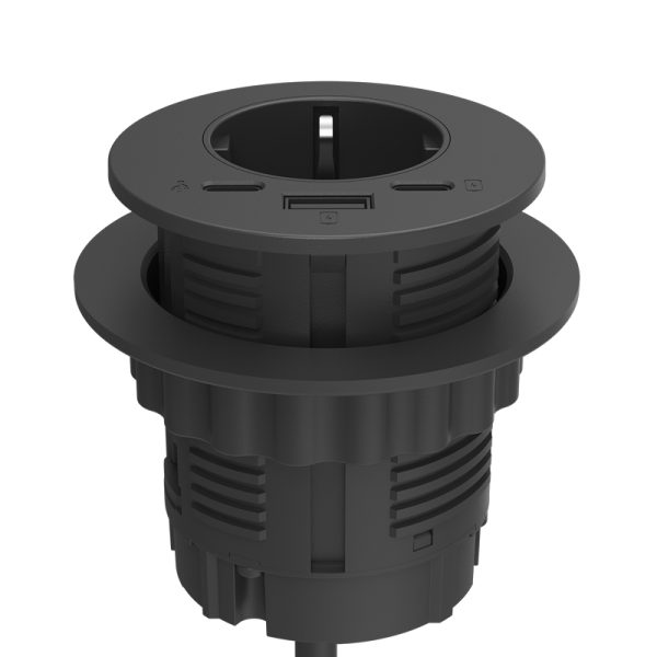 Fellowes Power-Spot® USB A + C (5.0V – 3.1A – 25W) og USB C forlengelse - Bilde 3