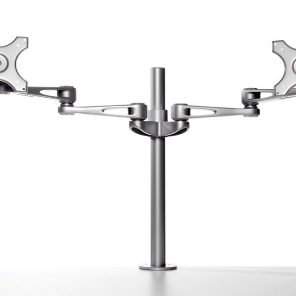 Kenson monitor arm twin pole 7260a silver - Bilde 3