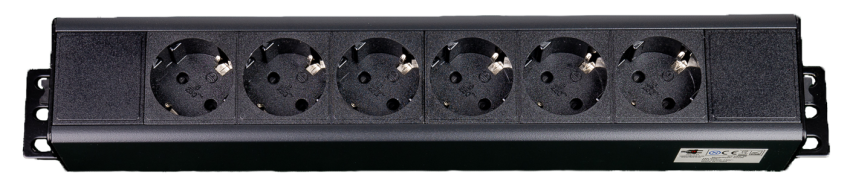 Powerdock 6 stikk - sort