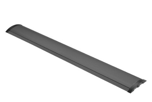 Gulvkanal alu, sort 110 cm