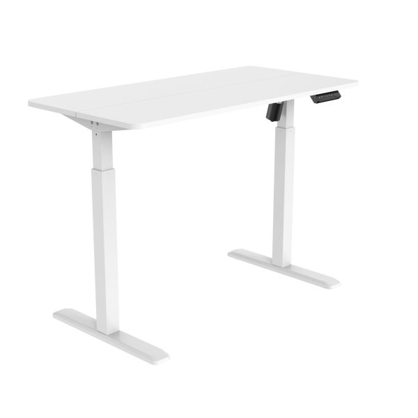 Kenson getupdesk elite electric adjustable desk, white