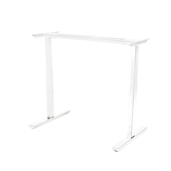 Compact 2 sit & stand table - white