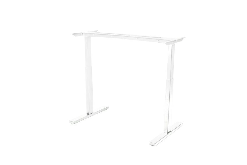 Compact 2 sit & stand table - white