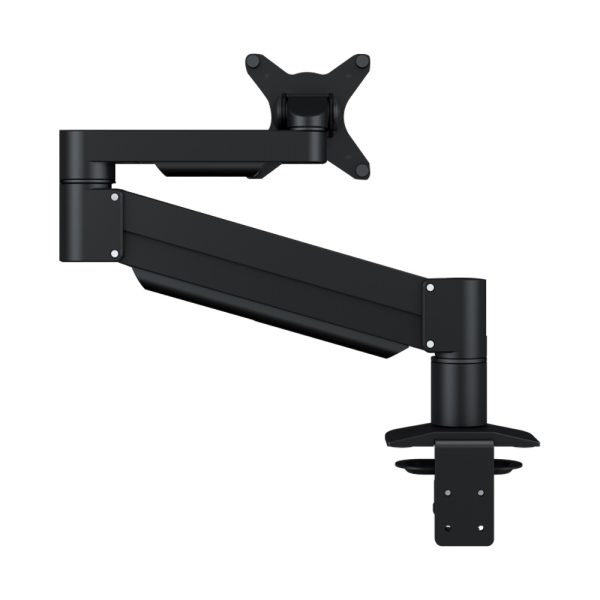 Kenson monitor arm single med gasslift, sort