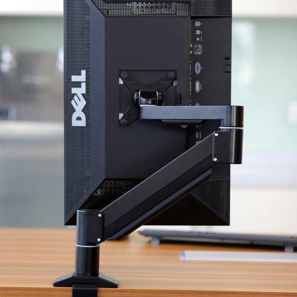 Kenson monitor arm single med gasslift, sort - Bilde 6