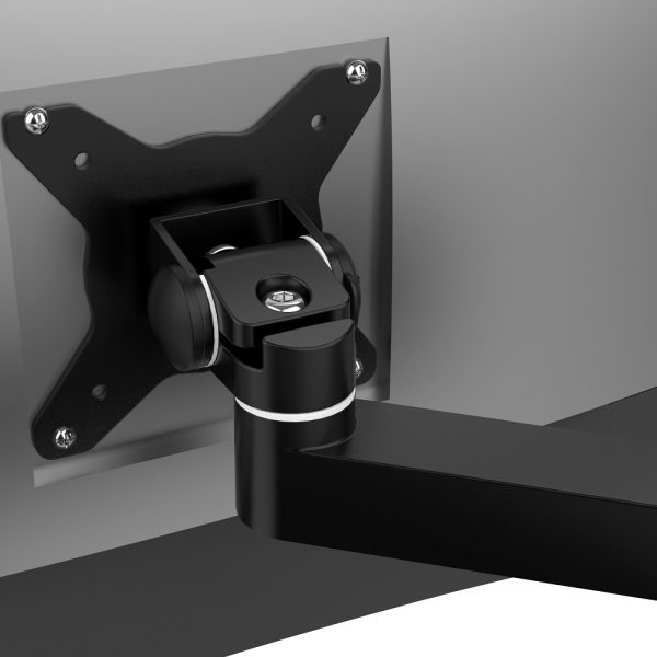 Kenson monitor arm single med gasslift, sort - Bilde 8