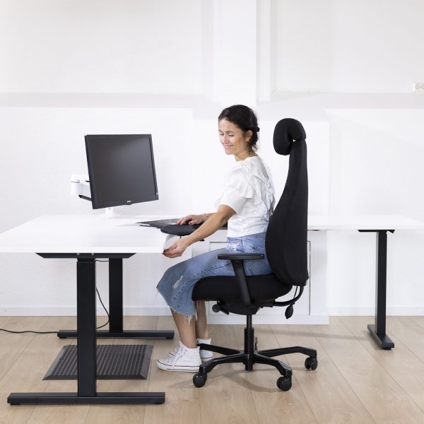 Compact 3 sit & stand table - silver - Bilde 7