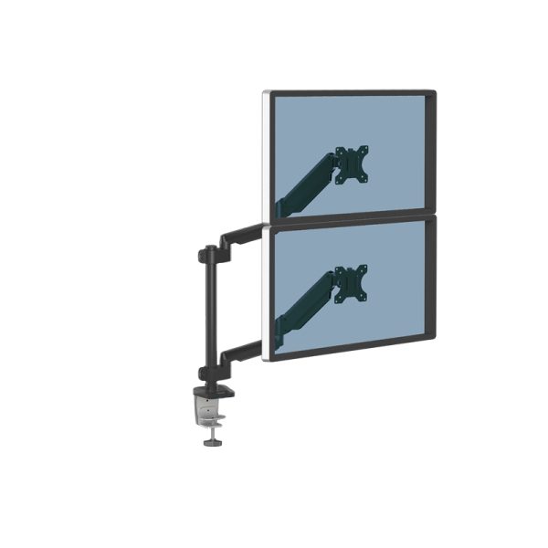 Fellowes platinum series dual stacking monitorarm black - Bilde 2