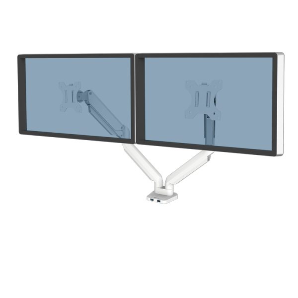 Fellowes platinum series dual monitorarm white - Bilde 7