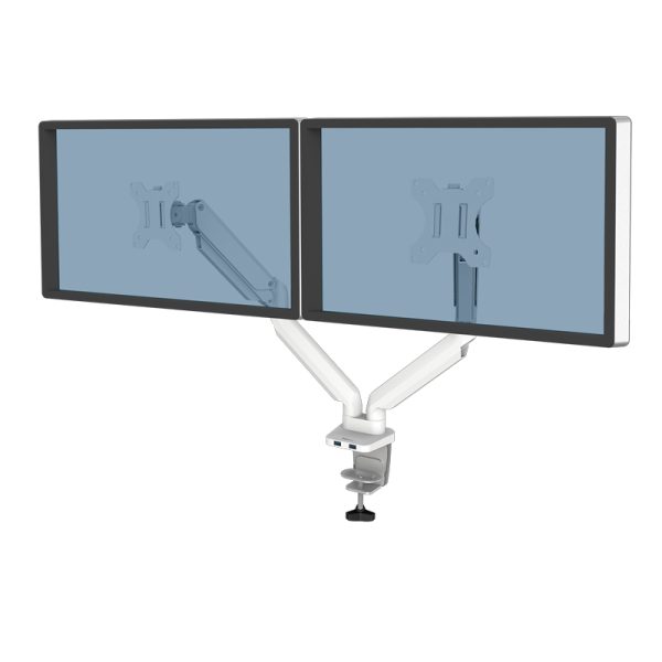 Fellowes platinum series dual monitorarm white - Bilde 11