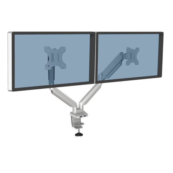 Fellowes platinum series dual monitorarm silver - Bilde 4