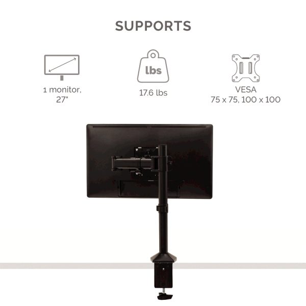 Fellowes reflex single monitorarm black - Bilde 9