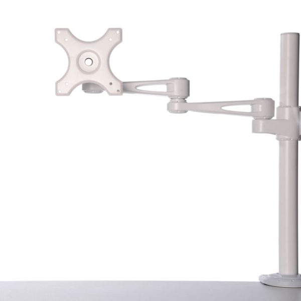 Kenson monitor arm pole mount 7220w white - Bilde 8