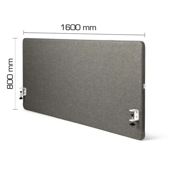 Kenson soundproof table top screen grey 1600*800 mm, savio 09