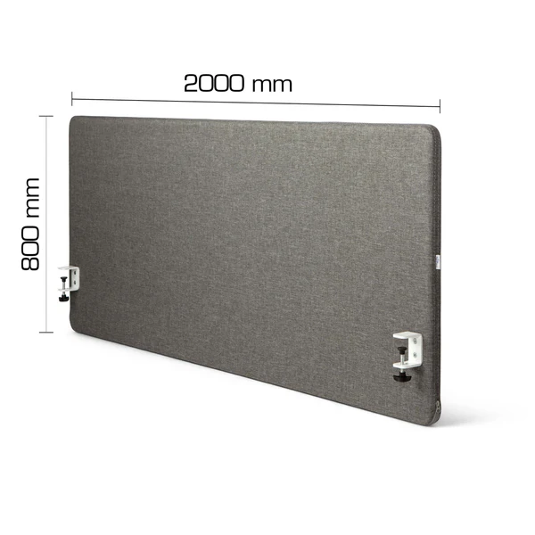 Kenson soundproof table top screen grey 2000*800 mm, savio 09