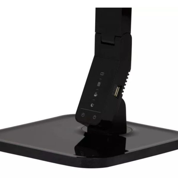 Kenson touch led lampe med sokkel, sort - Bilde 2