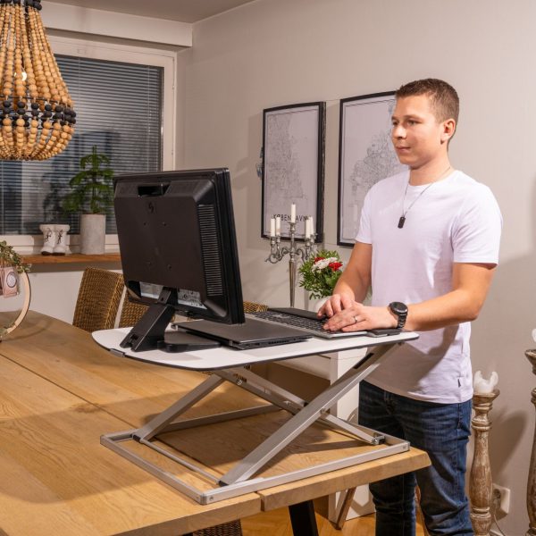 Kenson getupdesk free adjustable tabletop, white - Bilde 16
