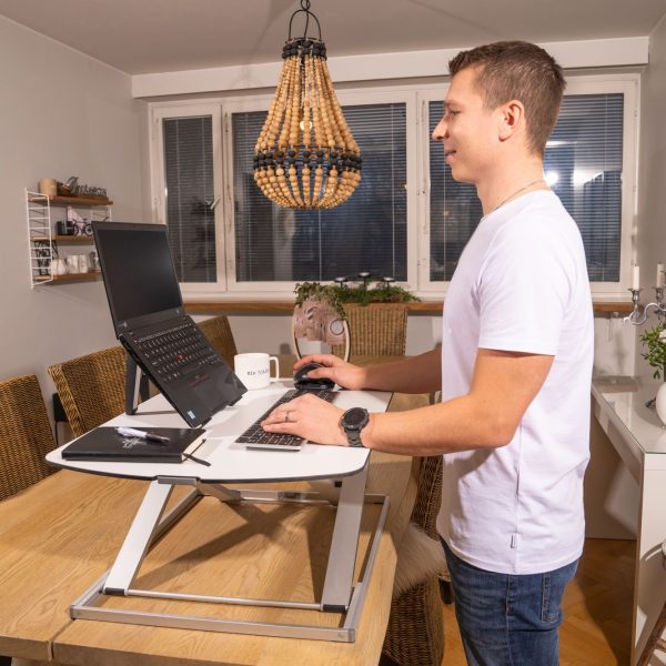 Kenson getupdesk free adjustable tabletop, white - Bilde 17
