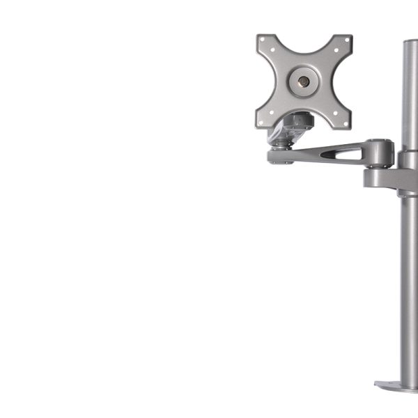 Kenson monitor arm pole mount 7220a silver - Bilde 2