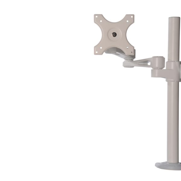 Kenson monitor arm pole mount 7220w white - Bilde 3