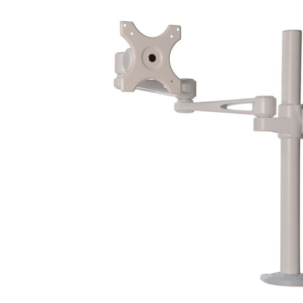Kenson monitor arm pole mount 7220w white - Bilde 4