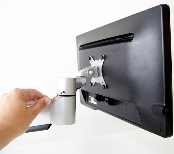 Kenson monitor arm single med gasslift, sort - Bilde 11