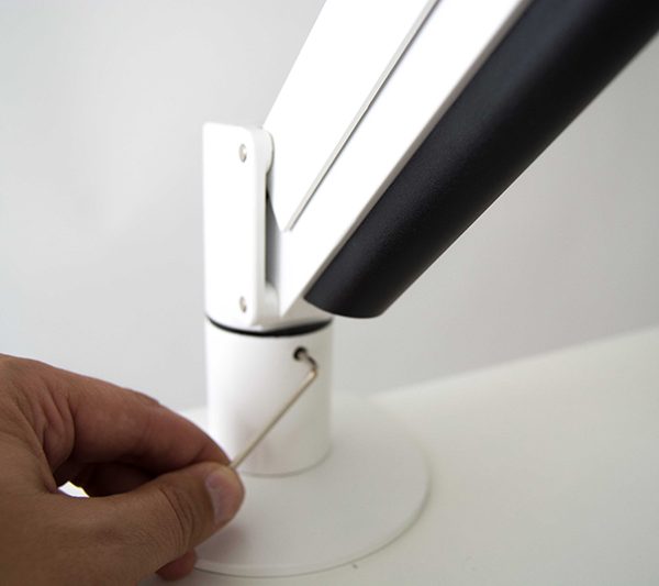 Kenson monitor arm twin med gasslift, hvit - Bilde 12