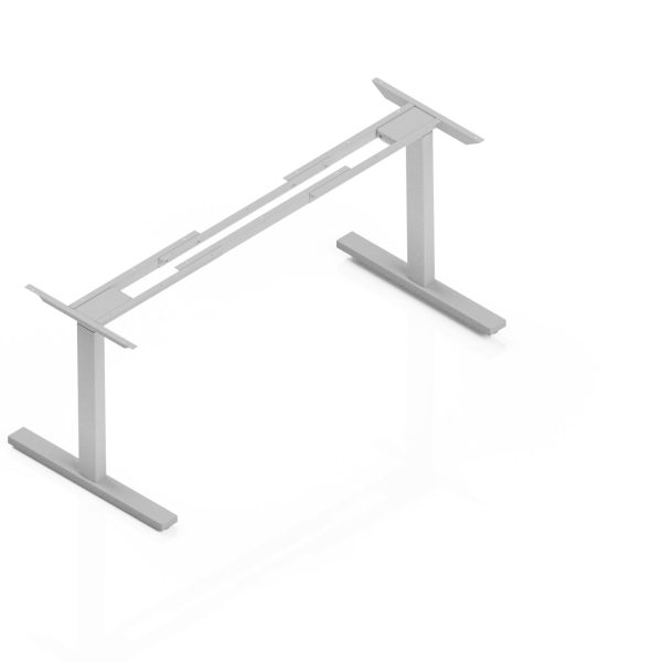 Compact 2 sit & stand table - silver - Bilde 3