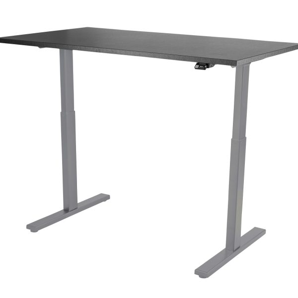 Compact 2 sit & stand table - silver - Bilde 4