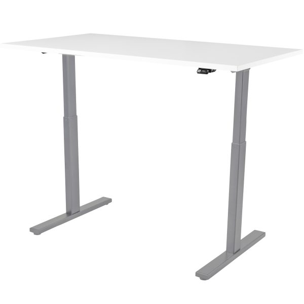 Compact 2 sit & stand table - silver - Bilde 5