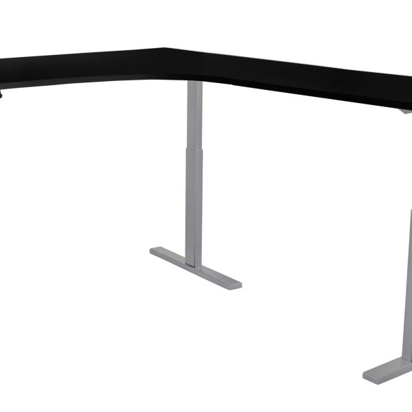 Compact 3 sit & stand table - silver - Bilde 4