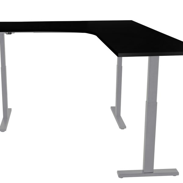 Compact 3 sit & stand table - silver - Bilde 3
