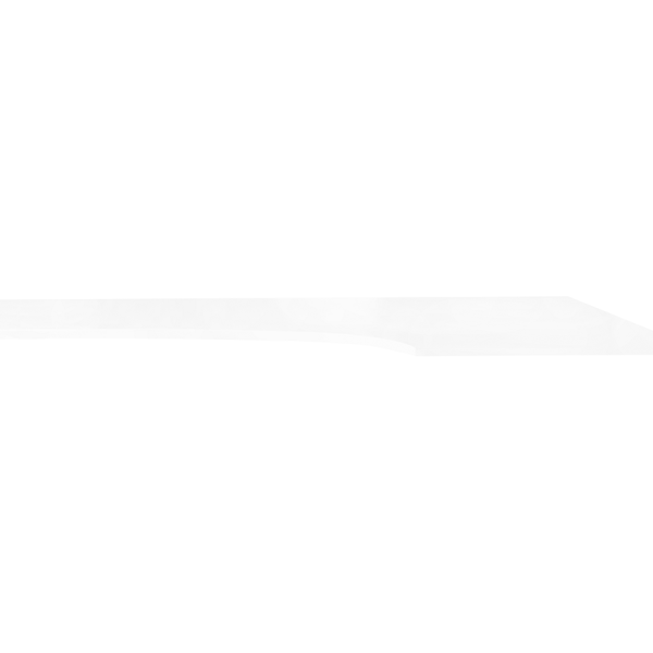 L-form table top 200x120/60 cm.white - Bilde 3