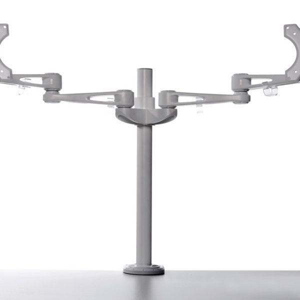 Kenson monitor arm twin pole 7260a silver - Bilde 2