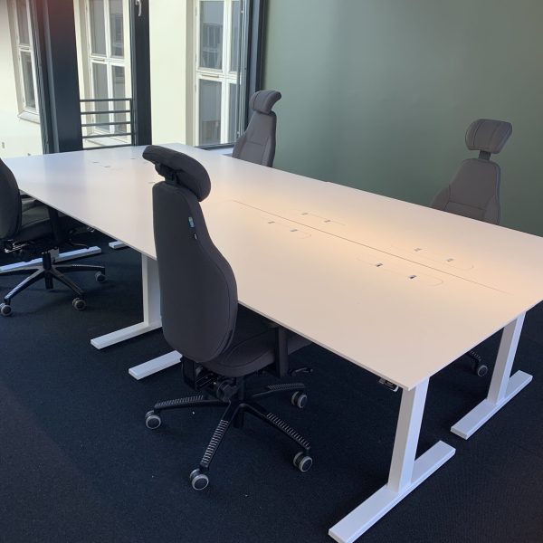 Compact 2 sit & stand table - white - Bilde 20
