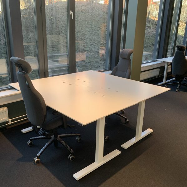 Compact 2 sit & stand table - white - Bilde 19