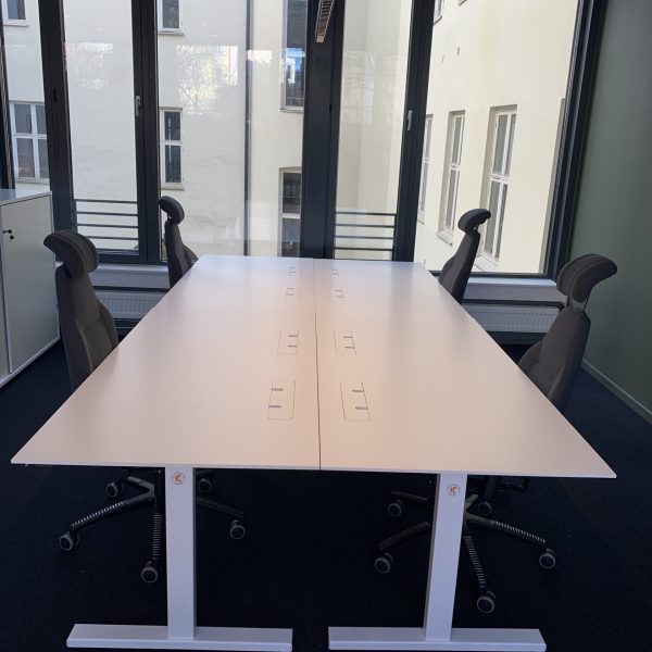 Compact 2 sit & stand table - white - Bilde 15