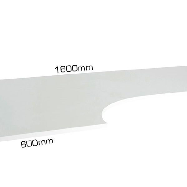 L-form table top 160x120/60 cm.white - Bilde 8