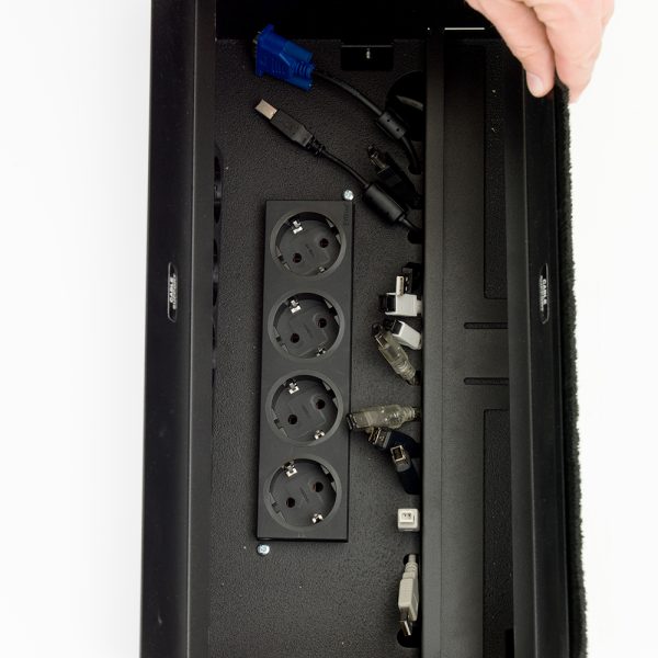 Kenson cable support conference - pakke, sort - Bilde 4