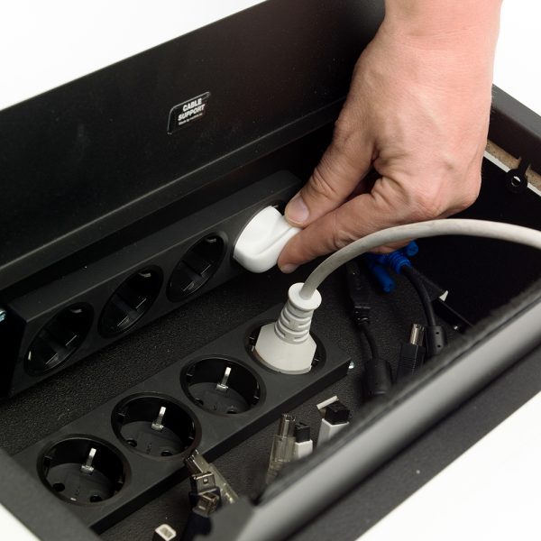 Kenson cable support conference - pakke, sort - Bilde 6