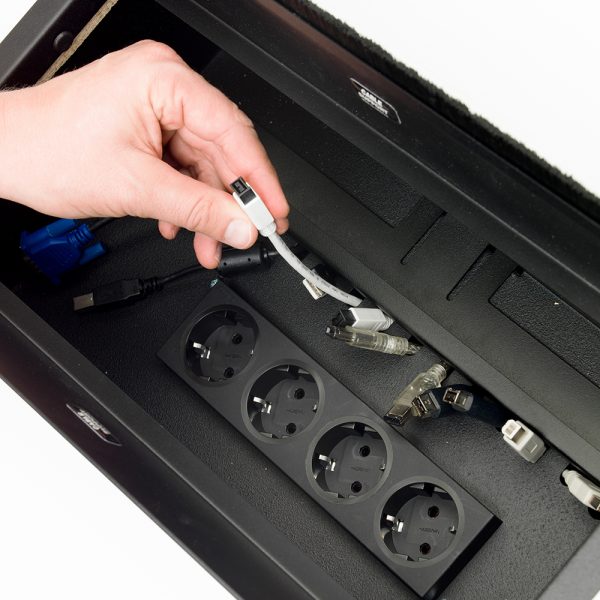 Kenson cable support conference - pakke, sort - Bilde 8
