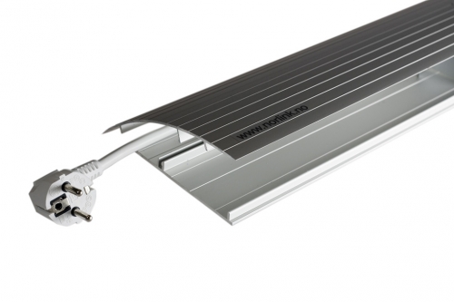 Kenson gulvlist aluminium 150 cm, sølv