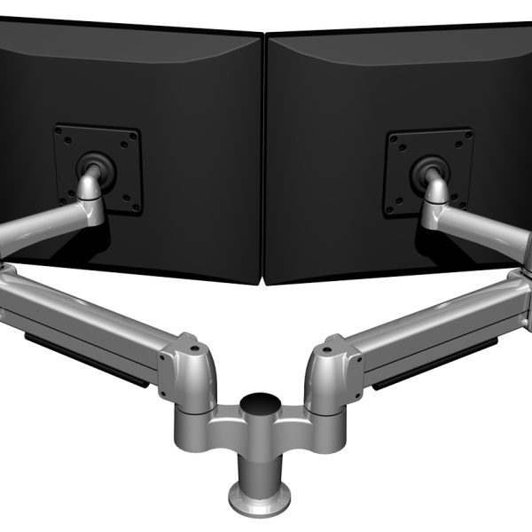Kenson spacearm pro s2 dobbel m/klemme og gjennomg. feste, sort - Bilde 3